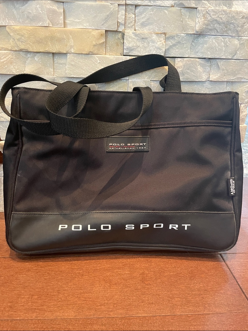 Polo by Ralph Lauren Black Polo Sport Shoulder Bag